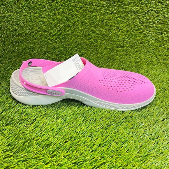 Crocs LiteRide 360 Clog Mens Size 13 Pink White Beach Outdoor Slip On Sandals main image 5